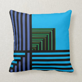 Cojín Decorativo Era de jazz, cielo azul'''