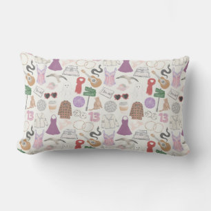 Cojín decorativo Eras, almohada lumbar de 13" x 21