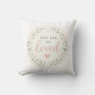 Cojín Decorativo Eres Amado, Regalo para Recién Nacido