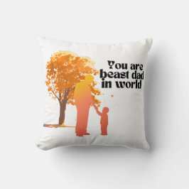 Cojín Decorativo Eres el mejor papá del mundo - el tipo más sentido