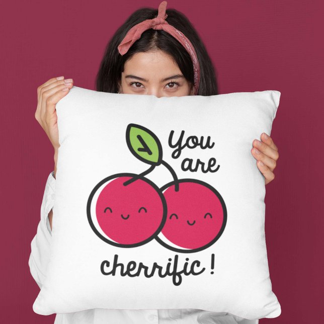 Cojín Decorativo Eres encantador (you are cherrific pillow)