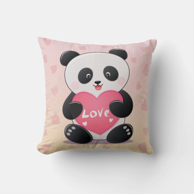Cojín Decorativo Eres Mi Amor Panda-Mic (Anverso)