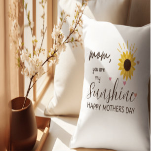 Cojín Decorativo Eres Mi Madre Sunshine Pillow - Madre Girasol