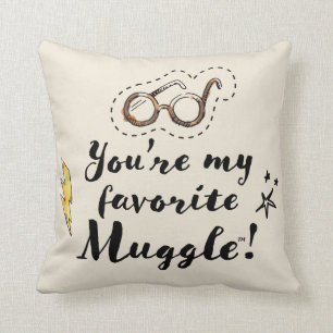 Cojín Decorativo Eres mi Muggle favorito™