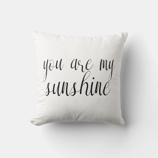 Cojín Decorativo Eres Mi Pillow Sunshine (Anverso)