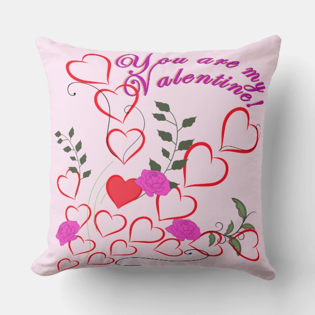 Cojín Decorativo Eres mi San Valentín (Anverso)