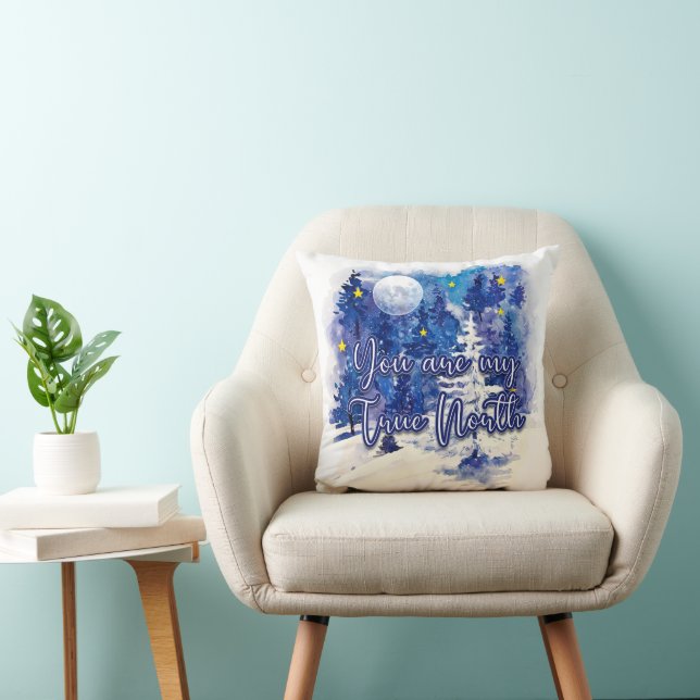 Cojín Decorativo Eres mi verdadero norte (Silla)
