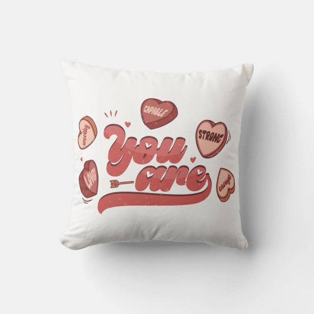 Cojín Decorativo Eres Suficiente (Anverso)