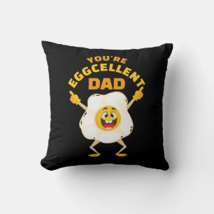 Cojín Decorativo Eres un papi feliz de cumpleaños del día de papá