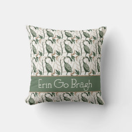 Cojín Decorativo Erin go Bragh Irish Bird Pattern