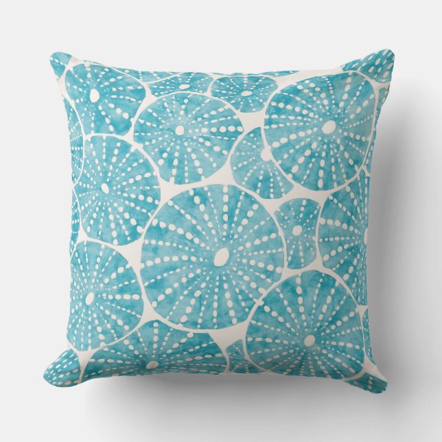 Cojín Decorativo erizo de mar uni hawaiano (Anverso)