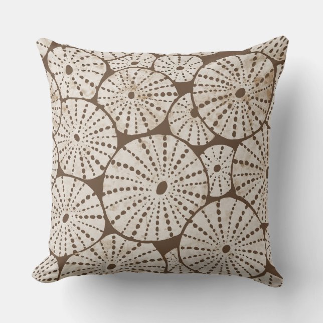Cojín Decorativo erizo de mar uni hawaiano (Anverso)