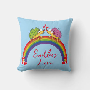 Cojín Decorativo Erizo en amor