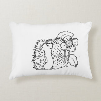 Cojín Decorativo Erizo y Fresas