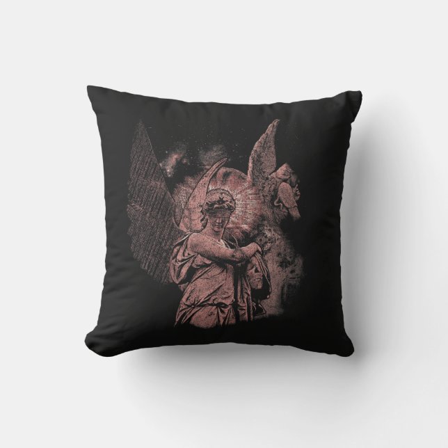 Cojín Decorativo Error divino - Diseño de calzado de Gótico técnico (Anverso)