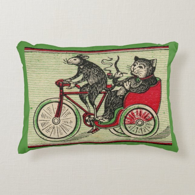 Cojín Decorativo Es bueno ser el gato (Anverso)