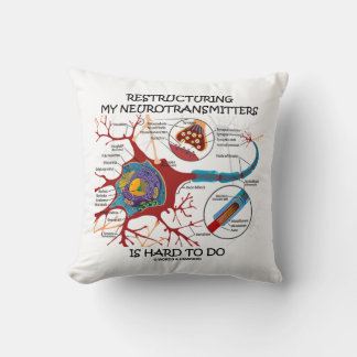Cojín Decorativo Es Difícil Reestructurar Mis Neurotransmisores