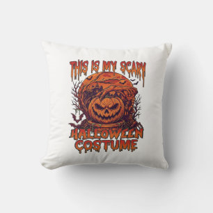 Cojín Decorativo Es Disfraz de Halloween Espantoso Calabaza Araña M