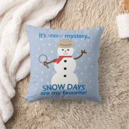 Cojín Decorativo Es el detective Snowman de now
