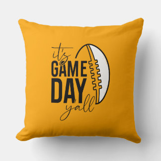 Cojín Decorativo Es el Día del Juego Yall