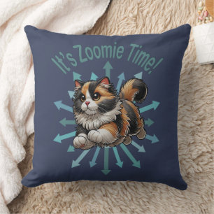 Cojín Decorativo Es el gato Zoomie Time Calico