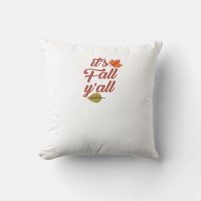 Cojín Decorativo Es el meme de moda del otoño (Anverso)