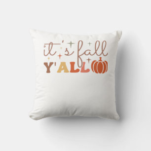 Cojín Decorativo Es el otoño, la hoja de calabaza otoñal