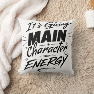 Cojín Decorativo Es energía de personaje principal – Poseerlo