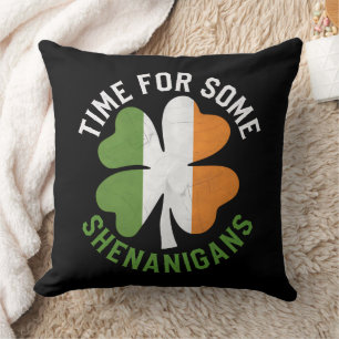 Cojín Decorativo Es hora de que algunos Shenanigans cedan el Día de