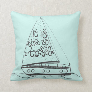 Cojín Decorativo Es hora de viajar