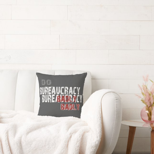 Cojín Decorativo ¿Es la burocracia mal? (Sofá)