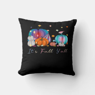 Cojín Decorativo Es la divertida calabaza mágica de Halloween Fall 
