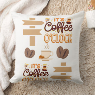 Cojín Decorativo es la hora del café