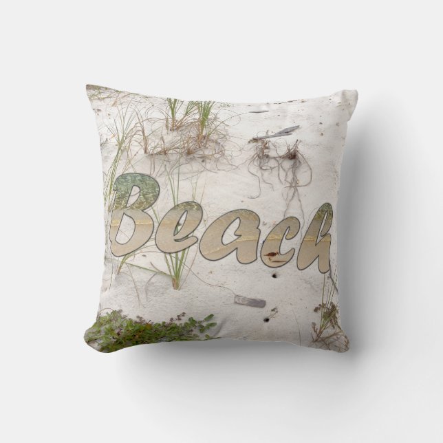 Cojín Decorativo Es la playa en tu sofá (Anverso)