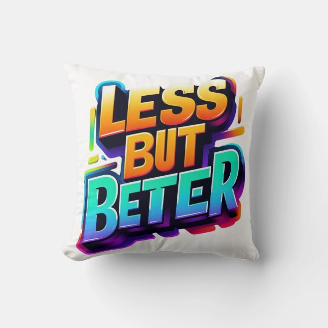 COJÍN DECORATIVO ES PERO MEJOR, (Anverso)