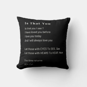 Cojín Decorativo Es que ves decoración de poesía de amor