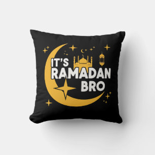 Cojín Decorativo Es Ramadan hermano feliz ayuno creciente islámico