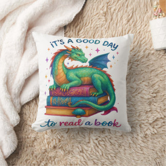 Cojín Decorativo Es un buen día para leer un libro