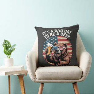 Cojín Decorativo Es un mal día para ser un oso