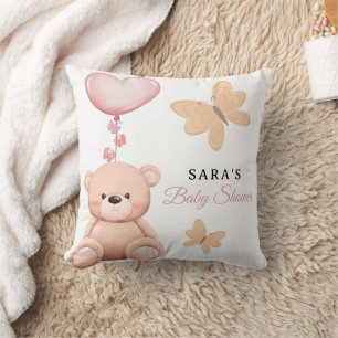 Cojín Decorativo Es un oso de peluche lindo de dibujos animados par