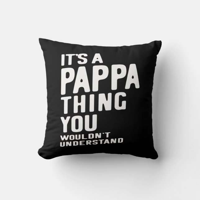 Cojín Decorativo Es un regalo de papa padre (Anverso)