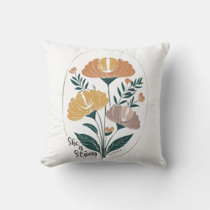 Cojín Decorativo Es un salmo fuerte Boho cristiano Inspirador T