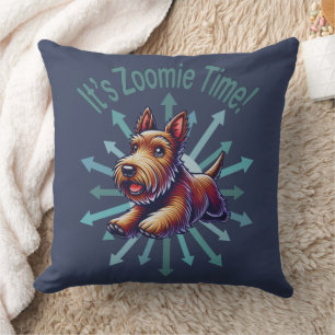 Cojín Decorativo Es Zoomie Time Brown Scotty