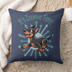 Cojín Decorativo Es Zoomie Time Doberman Pincher