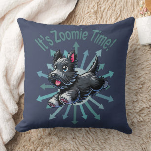 Cojín Decorativo Es Zoomie Time Scottish Terrier