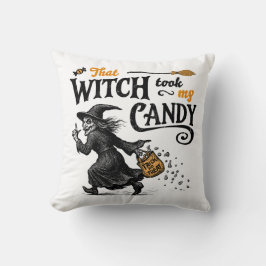 Cojín Decorativo Esa Bruja Me Tomó El Candy