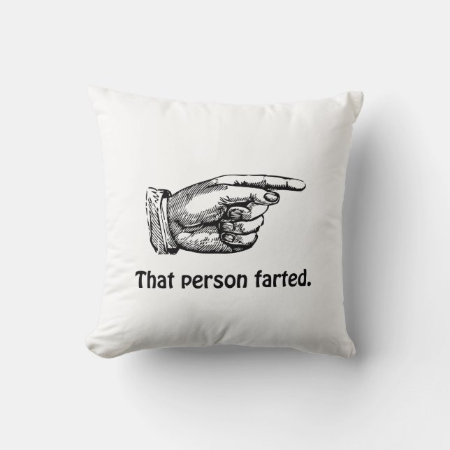 Cojín Decorativo Esa Persona Farsó (Anverso)