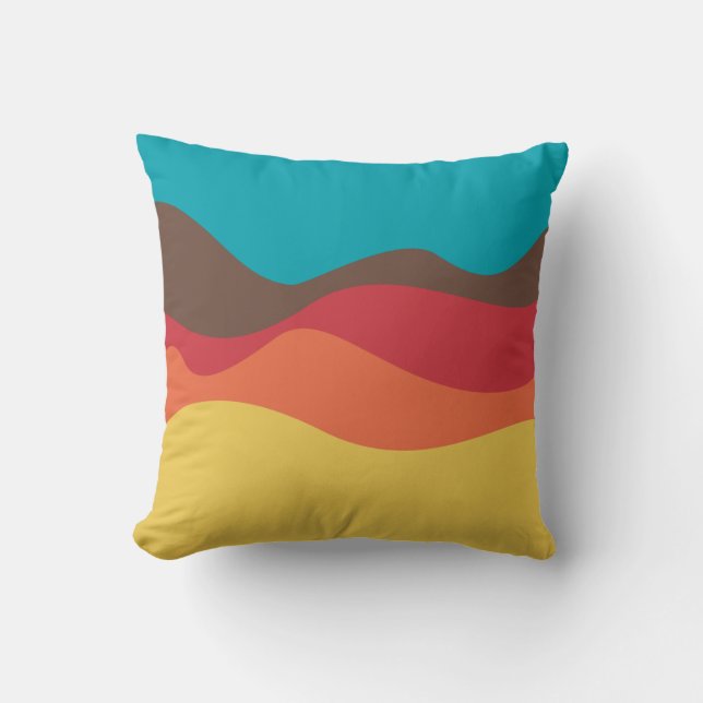 Cojín Decorativo Esbozo de sonido 09 (Anverso)