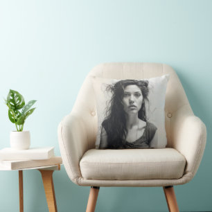 Cojín Decorativo Esbozo femenino