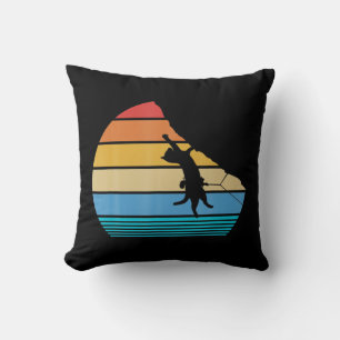 Cojín Decorativo Escalada de gato retro Meowtain Vintage Kitty Gift